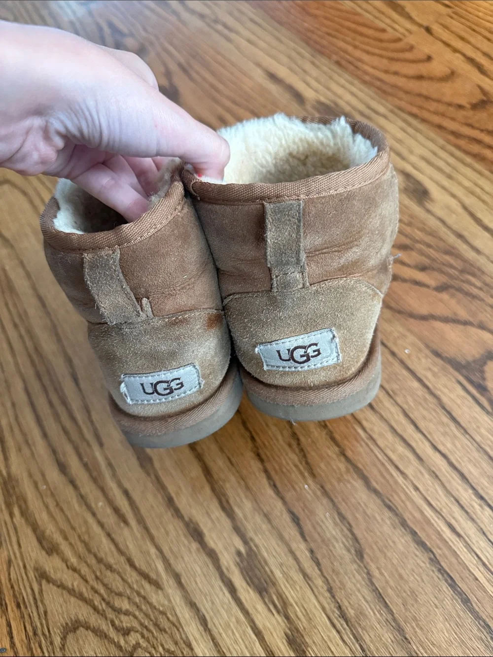 Ugg Kids Cozy Shearling-Lined Suede Boots